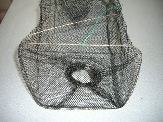 画像: 魚とり網カゴ